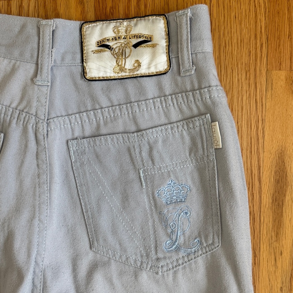 Vintage Laurèl Designer Light Blue Pants